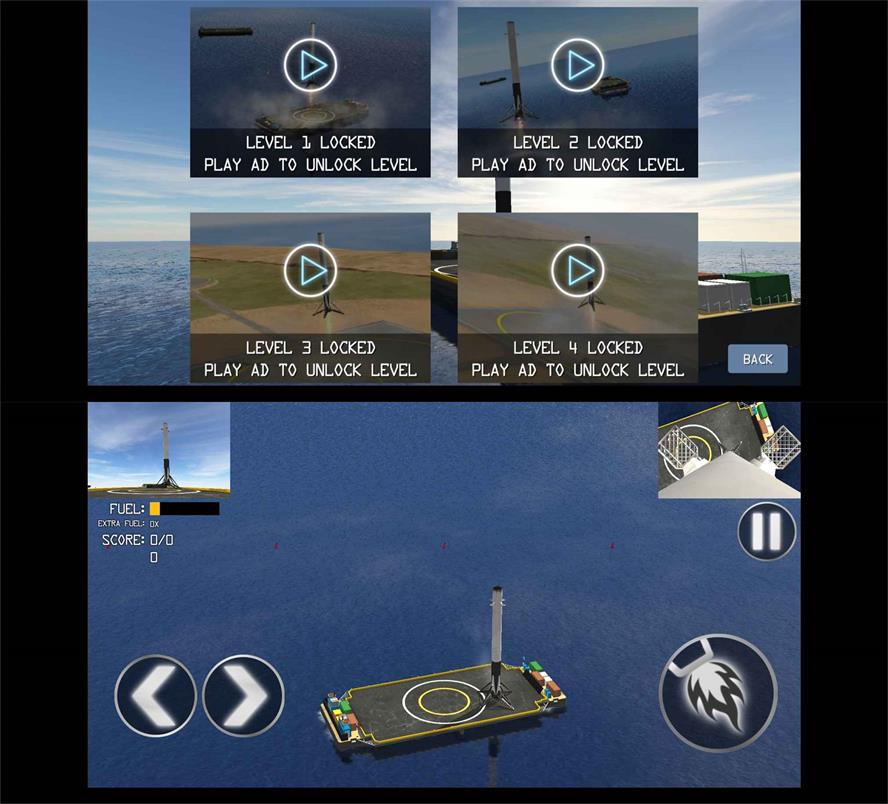 飞行模拟游戏 一级着陆模拟器